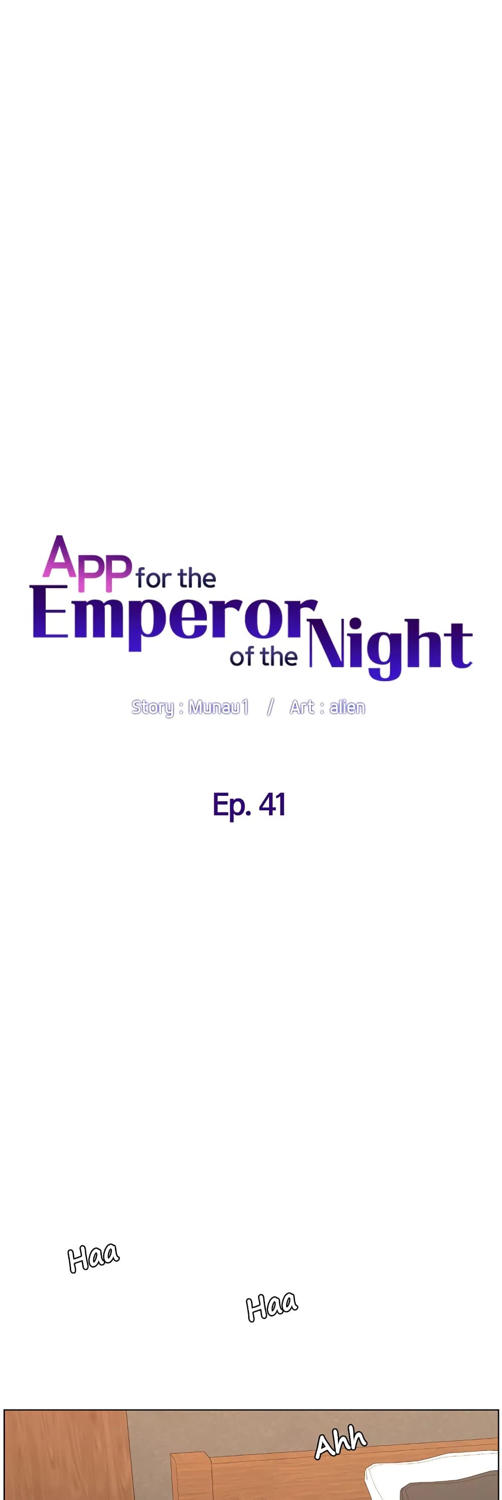 APP for the Emperor of the Night 41-41