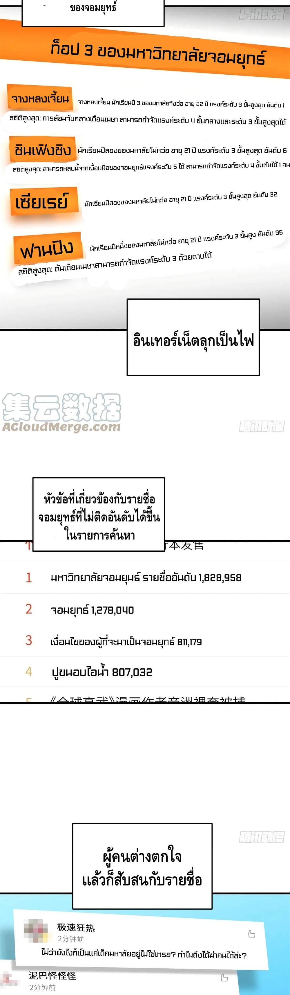 Global Martial Arts ระบบจอมยุทธสุดโกงแห่งโลกคู่ขนาน 119-119