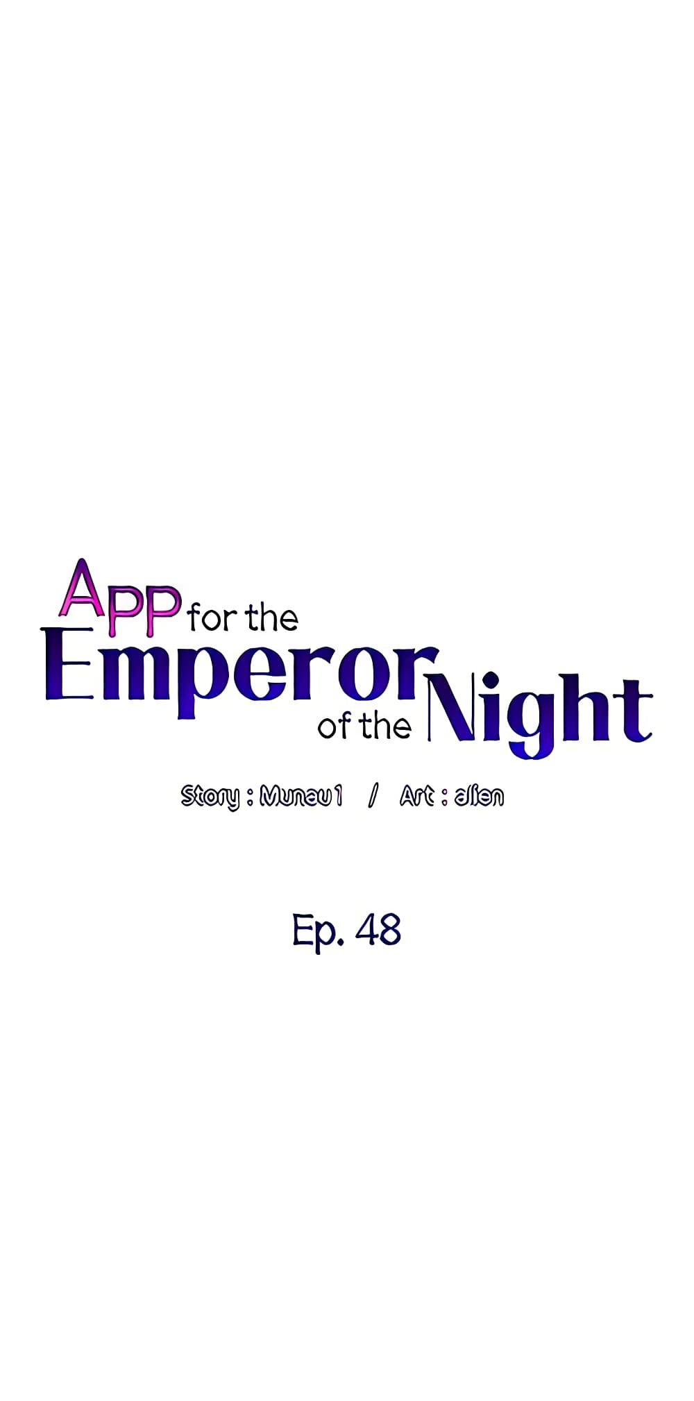 APP for the Emperor of the Night 48-48