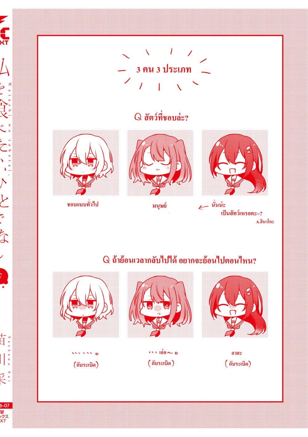 Watashi o Tabetai Hitodenashi 31.5-Extra Vol.7