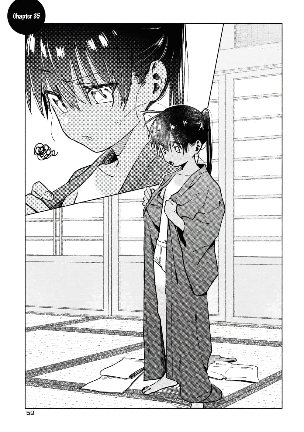 Inaka ni Kaeru to Yakeni Natsuita Kasshoku Ponytail Shota ga Iru 35-35