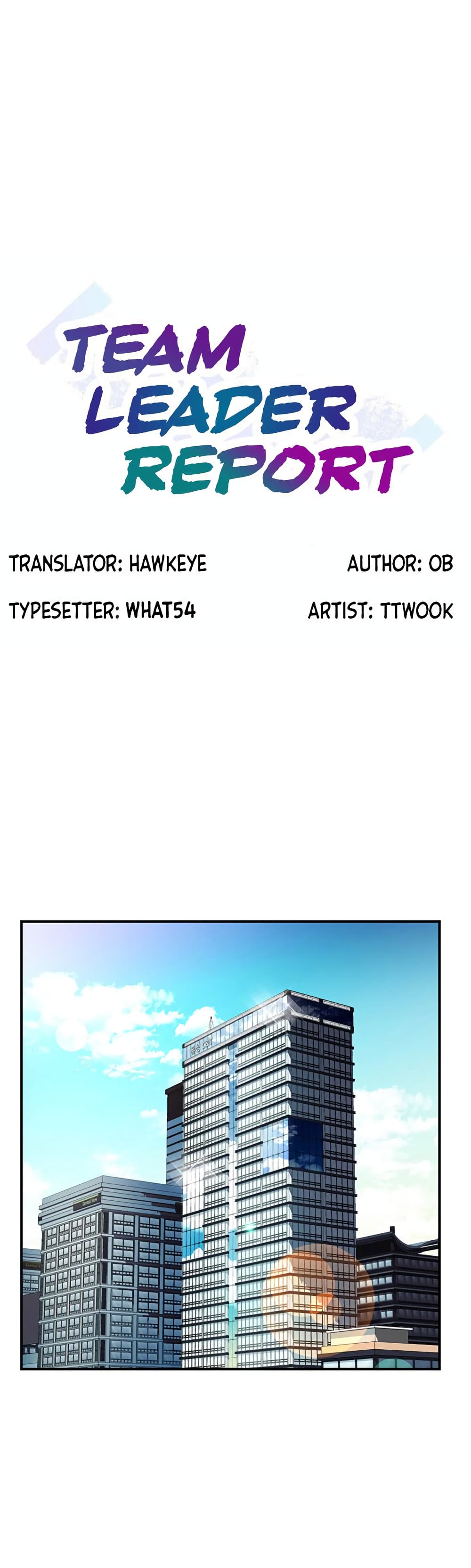Team Leader, This is A Report 14-14