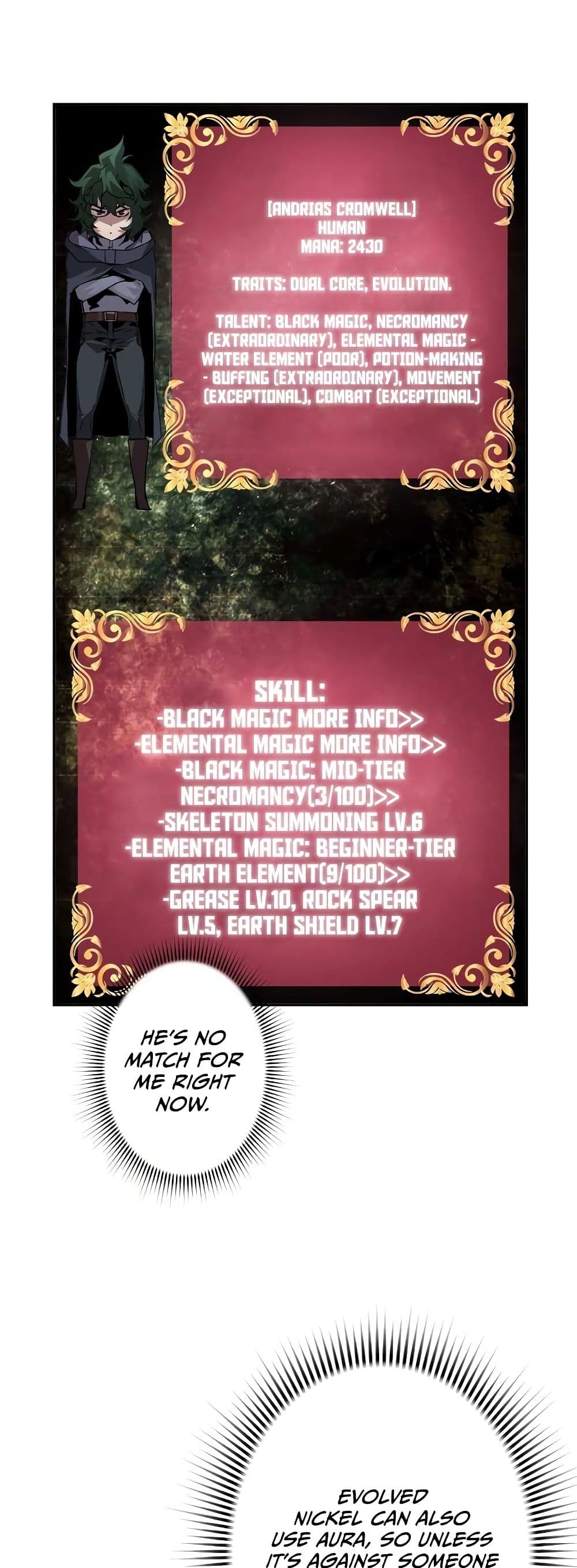 Necromancer's Evolutionary Traits 22-22