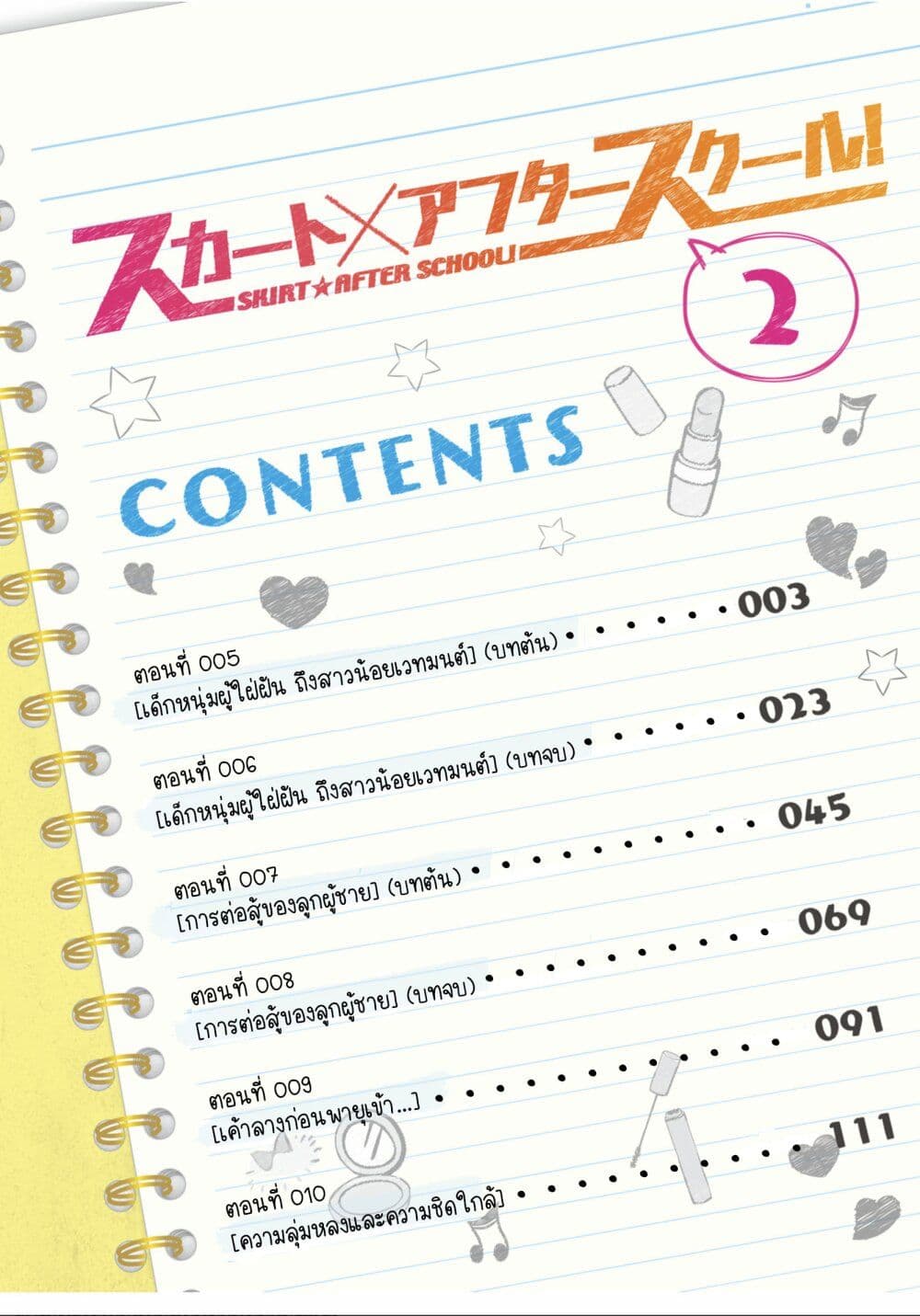 Skirt x After School! 5-เด็กหนุ่มผู้ใฝ่ฝันถึง สาวน้อยเวทย์มนต์ (บทต้น)