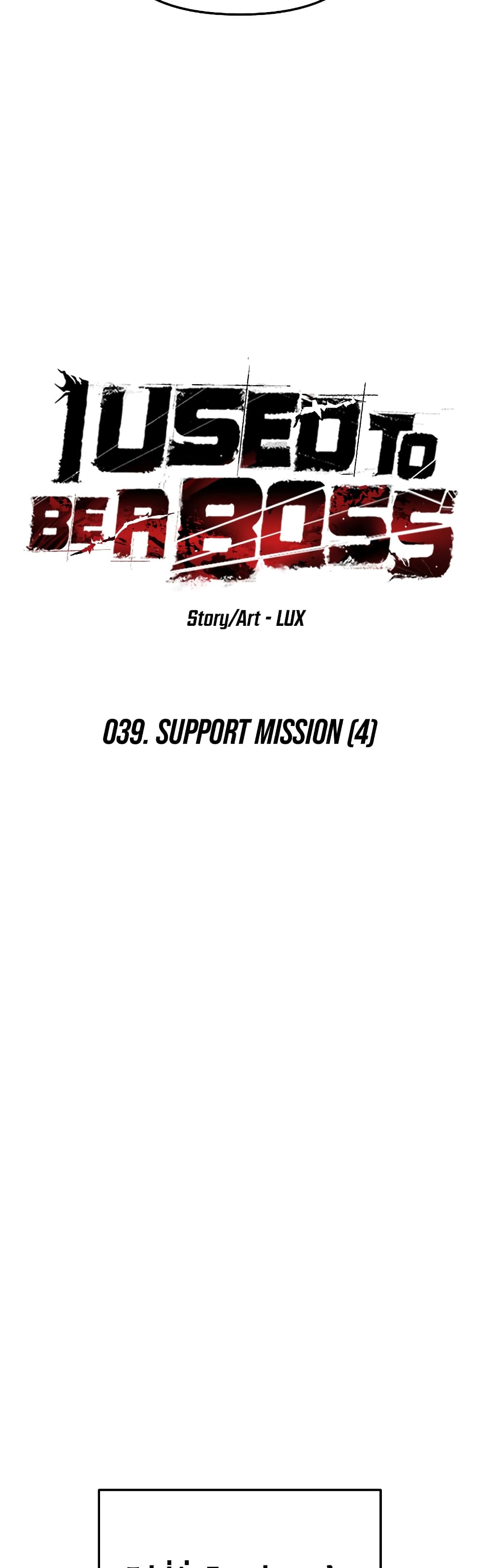I Used to be a Boss 39-39