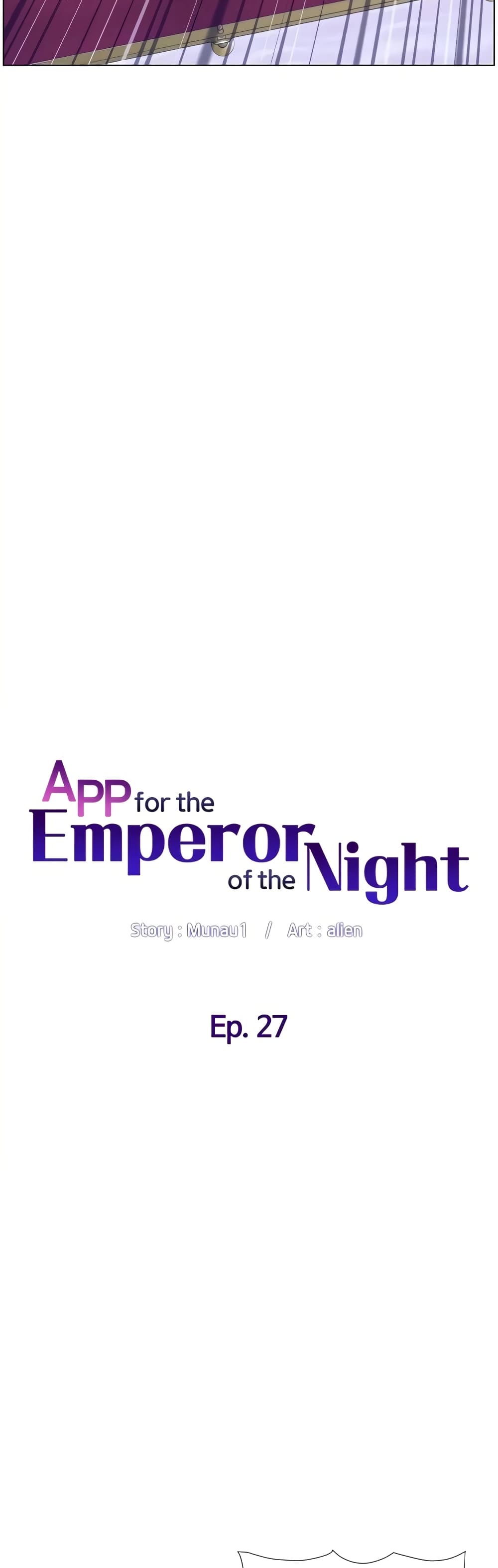 APP for the Emperor of the Night 27-27