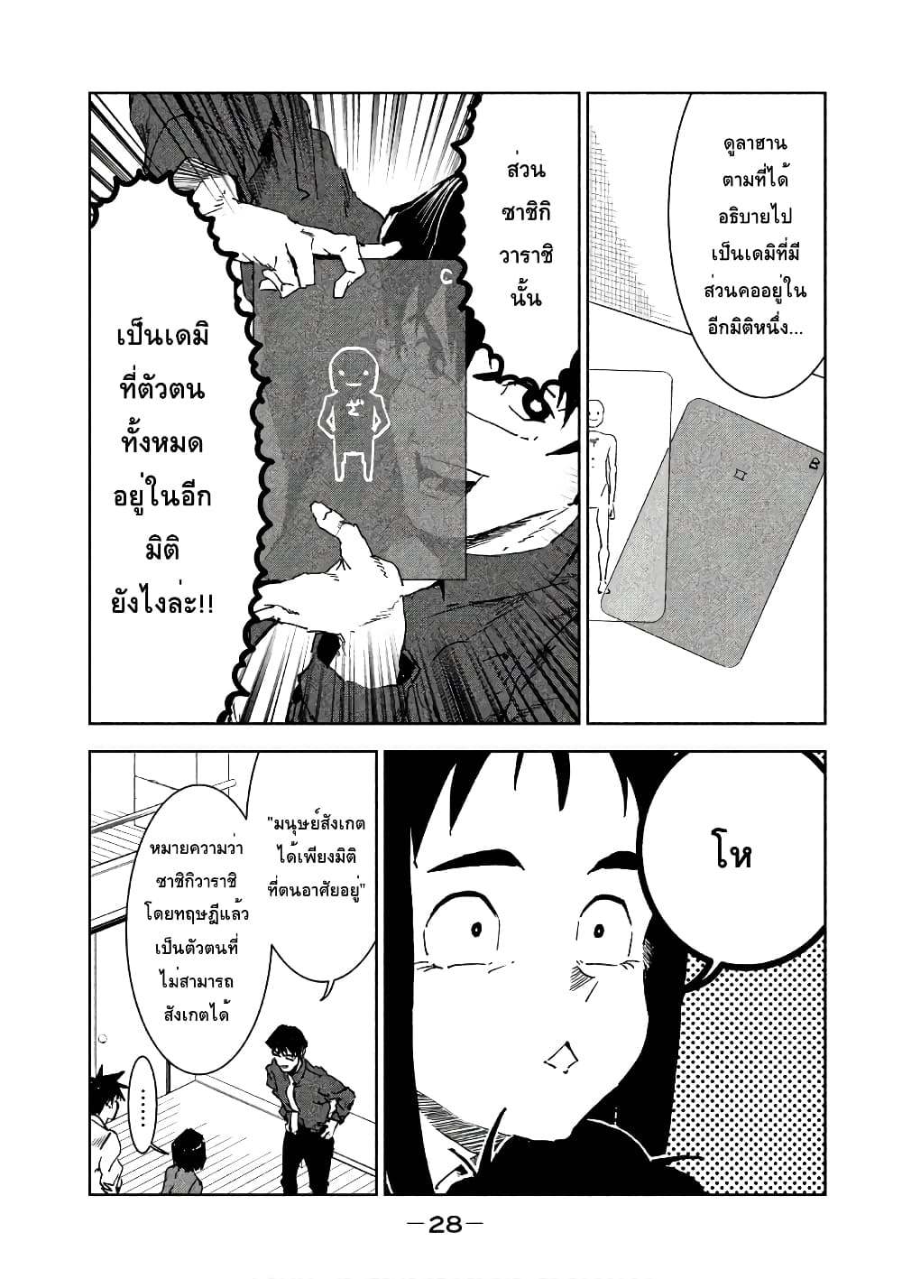 Demi-chan wa Kataritai เดมิจังอยากคุยด้วย 39-จักรวาลหกเสื่อ (ภาคปลาย)