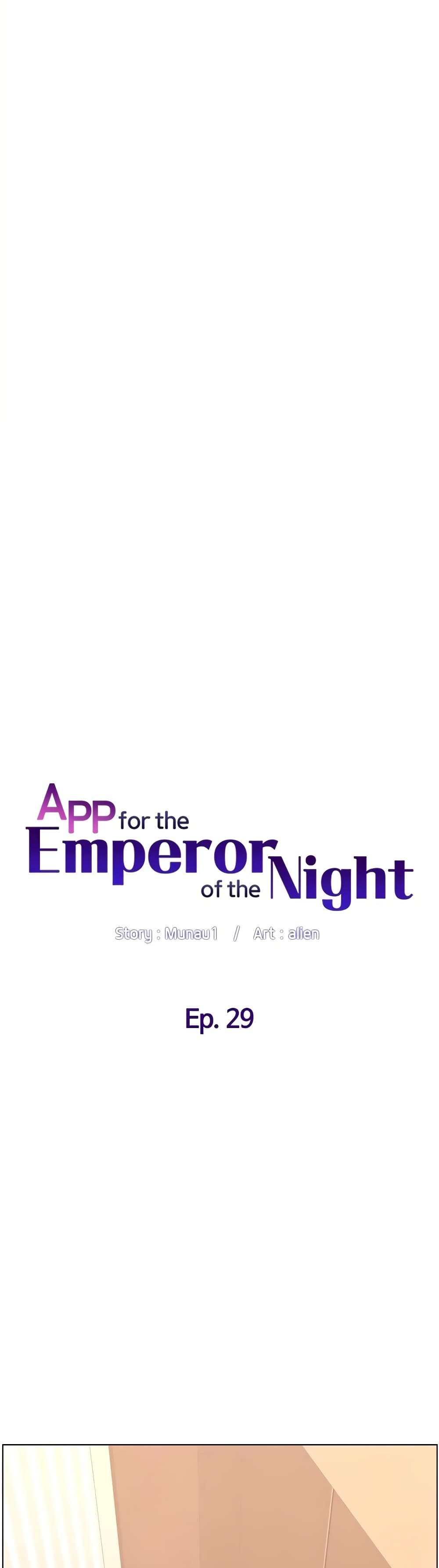 APP for the Emperor of the Night 29-29