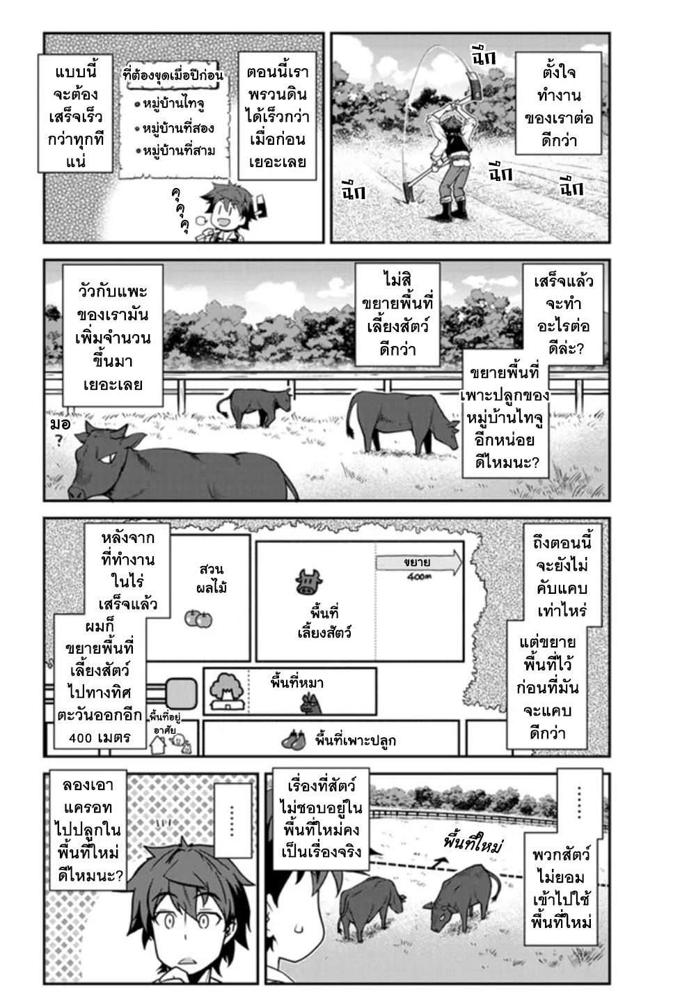 Isekai Nonbiri Nouka ชีวิตเกษตรตามใจ ในต่างโลก 212-งานในฤดูใบไม้ผลิและการขยายพื้นที่เลี้ยงสัตว์และอื่นๆ(ตอนที่ 1)